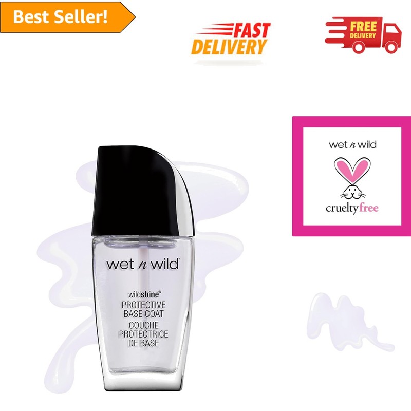 Luxurious Wild Shine Base Coat – 0.41 Fl Oz Cruelty-Free, Non-Toxic Formula