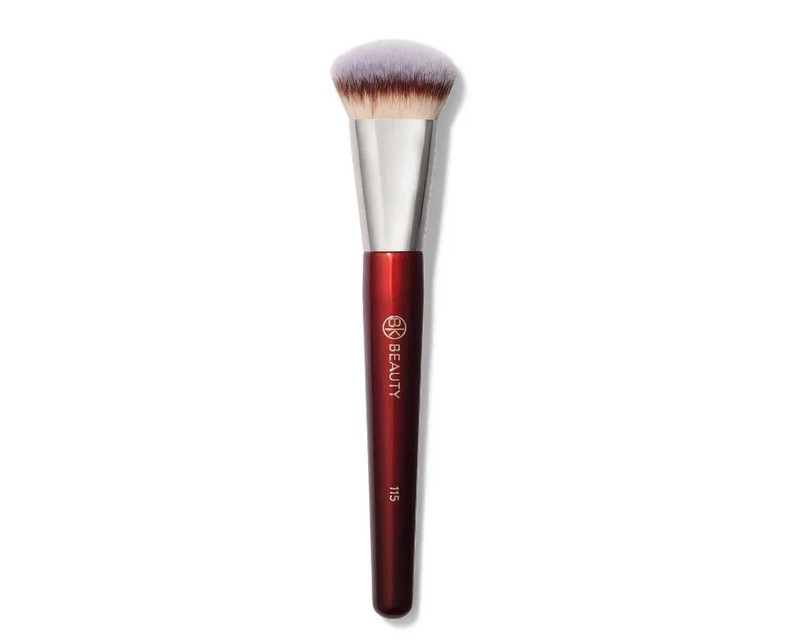 100% original BK Beauty Makeup Brush 115 Medium Contoured Foundation Brush NEW