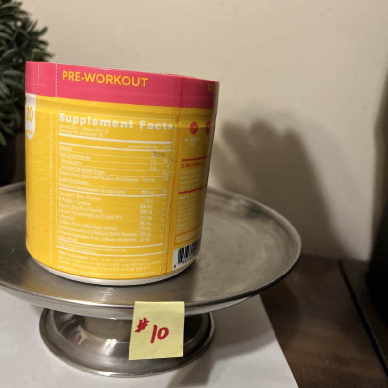 VitalizeLabs Eboost POW Pre-Workout Tropical Punch 242 grams gallery