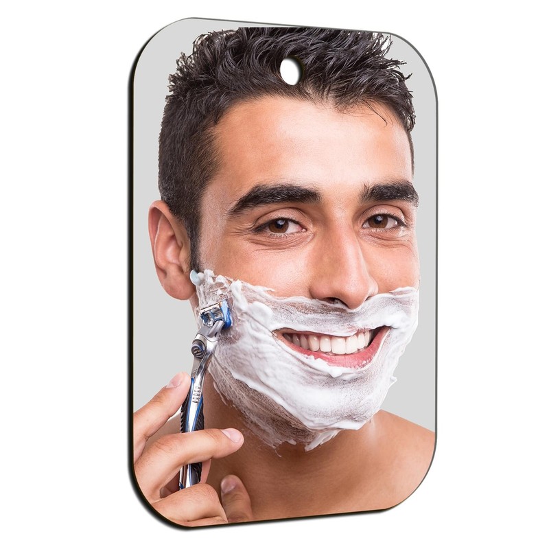 Shaving Mirror, Unbreakable Shower Mirrors, (Medium,2pack(6 inches x8 inches …