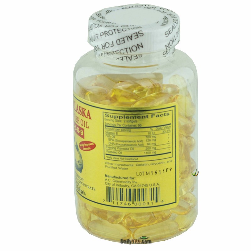 3 x Gold Vitamin Golden Alaska Deep Sea Fish Oil Omega 3 6 9 1000 mg 100 SG gallery