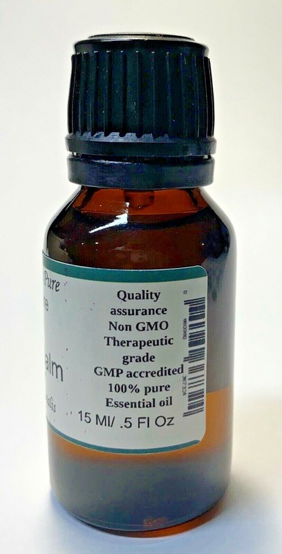 Lemon Balm "Melissa" 100% Pure Essential Oil 15mL Aromatherapy Non GMO gallery