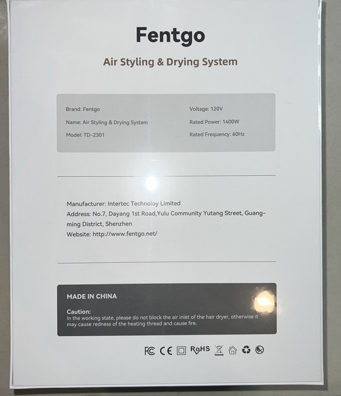 Fentgo Air Styling/Drying System Fast Drying Power 4 in 1 Styler FACTORY SEALED gallery