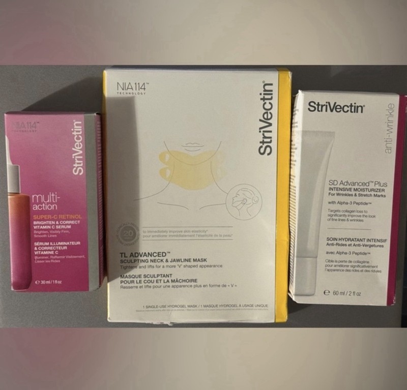 StriVectin Set / Super-C Retinol Serum, SD Advanced Moisturizer & TL Neck Mask