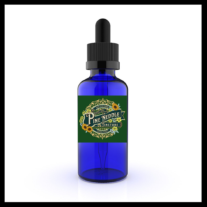 PINE NEEDLE TINCTURE Herbal Dual Extract Suramin Shikimic Acid BIG!! 2oz USA gallery