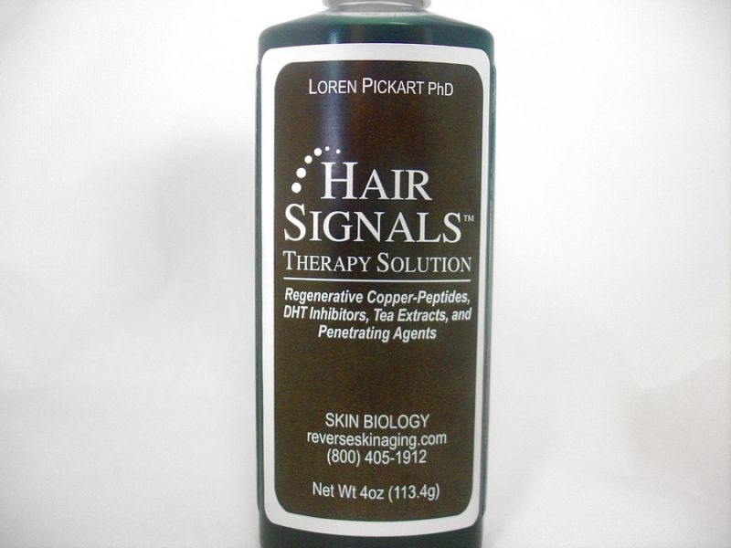 Copper Peptides urges Hair Growth, Folligen HAIR SIGNALS, promotes Hair Grow