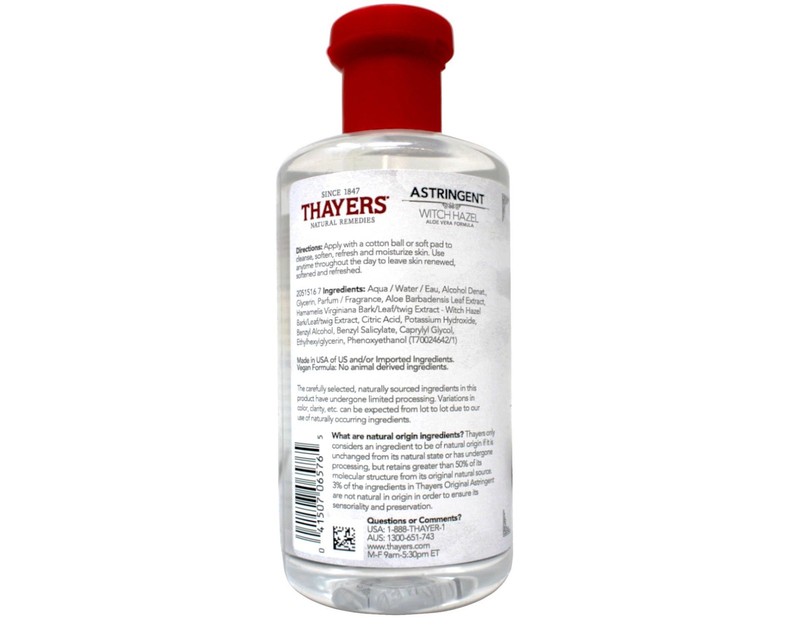 Thayers Original Witch Hazel Astringent With Aloe Vera, 12 Ounce gallery
