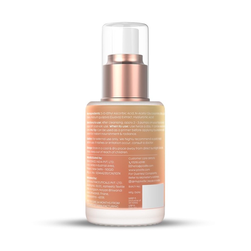The Plant Fix Plix 24K Guava Gold Serum | Vitamin C & Hyaluronic Acid 30 Ml gallery