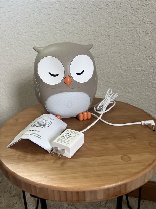 Doterra Owl Diffuser With Wall Cord + Instruction Manual Used 1/2 Yr Only No Box