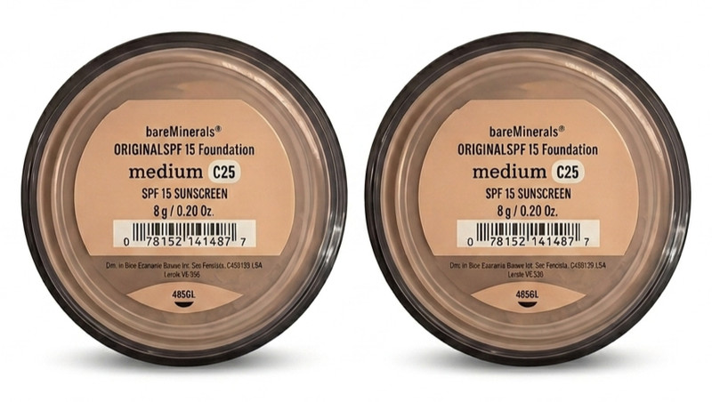 bareMinerals Original Foundation SPF 15 Medium C25 8g x2 Loose Powder Makeup New