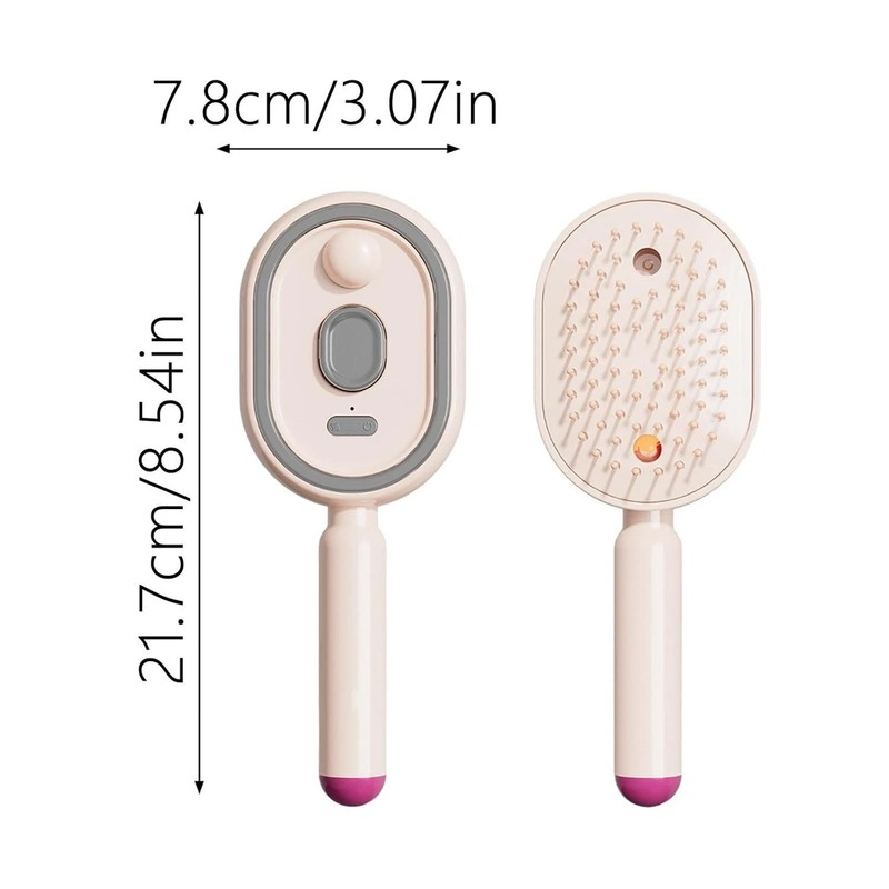 2026 Electric Spray Hair Brush Air Cushion Massage Comb Anti-Static 3-colors US gallery