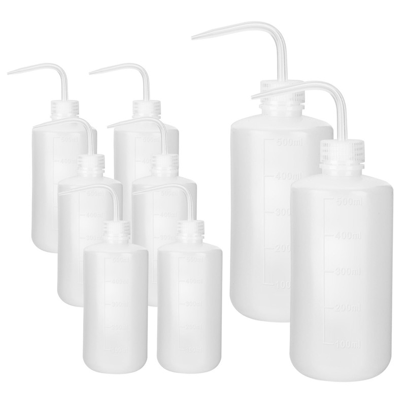 8 Pcs 500ml Squeeze Bottles for Tattoo, Soap Cleaning, Watering & Washing gallery