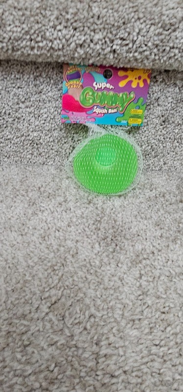 Super Gummy Squish Ball 2.75" (Pink, Blue, Green, Purple, Yellow, Orange) - NEW gallery