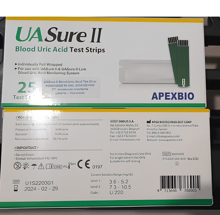 UASure II Uric Acid Test Strips. UA Sure. Box of 25. Free Shipping. Original gallery