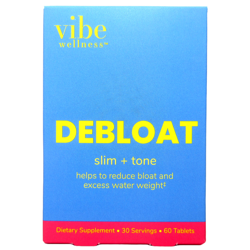 Vibe Wellness Debloat Slim + Tone 60 Tablets Dietary Supplement EXP: 2026