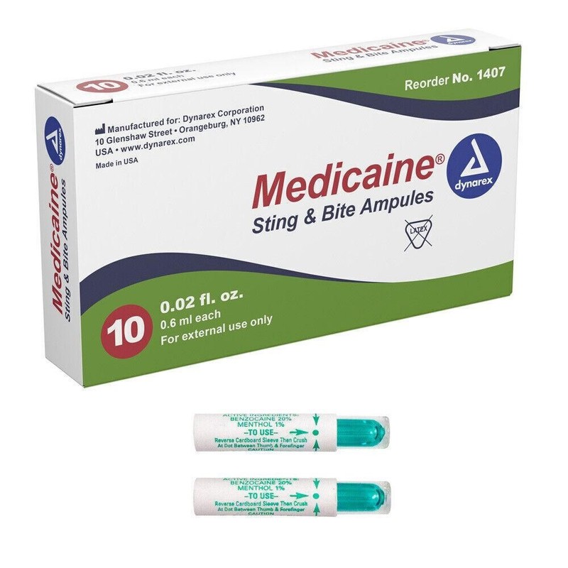 Dynarex Insect Sting Swabs - 10 Swabs/Box (1 Box), MS-60200 First Aid Kits gallery