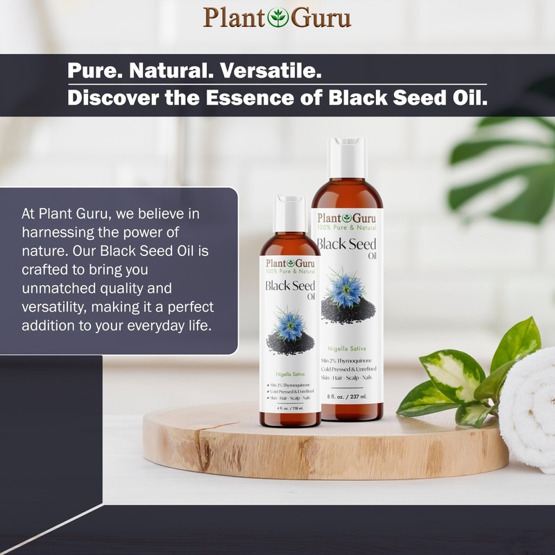 Black Cumin Seed Oil Cold Pressed 100% Pure Virgin Nigella Sativa Bulk gallery