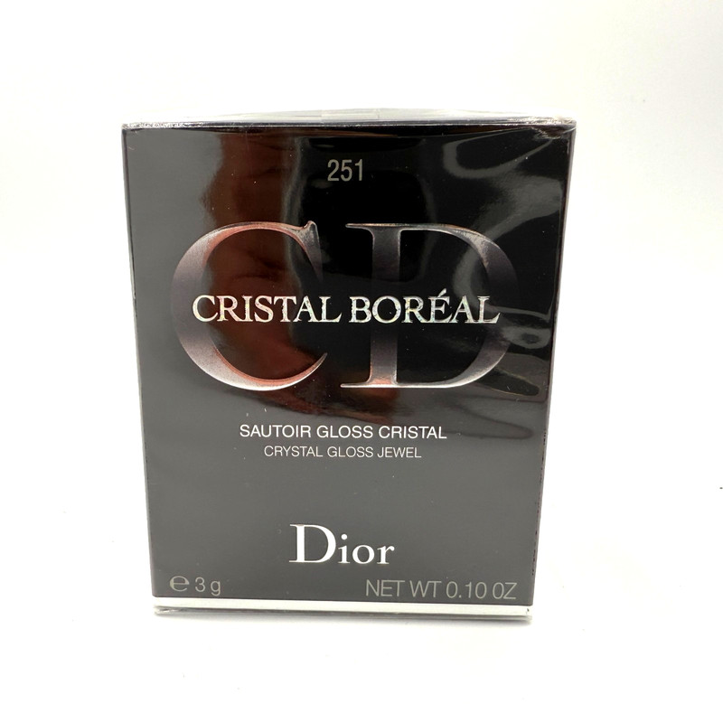 Dior Cristal Boreal 251 Crystal Gloss Jewel Pendant Lip Gloss Sealed Box