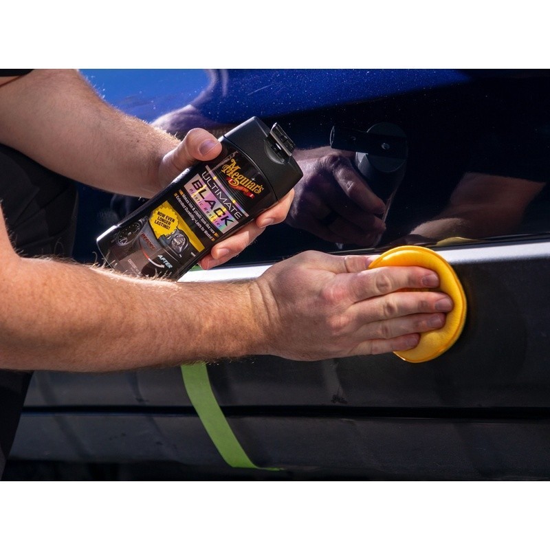 Black Plastic Restorer Car Trim Vinyl Rubber Non Painted Surfaces UV Protection gallery