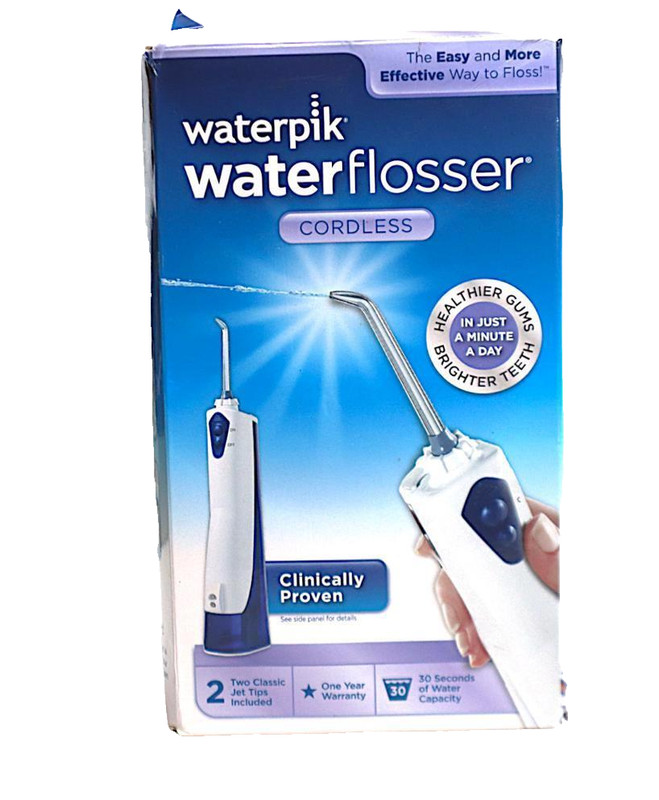 Waterpik WP360W Cordless Water Flosser – White.( OPEN BOX).