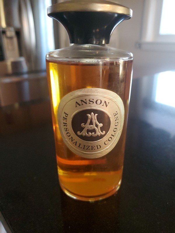 Vintage Anson Personalized Cologne 6 fl oz ~ RARE