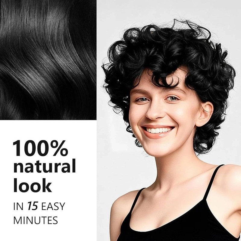 Meidu Coffee Hair Dye Shampoo 3 in 1 Herbal Instant Color 500ml Unisex gallery