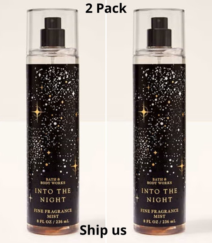 2 pack Bath and body Works INTO THE NIGHT fine fragrance Mist 8oz Free Shipping gallery