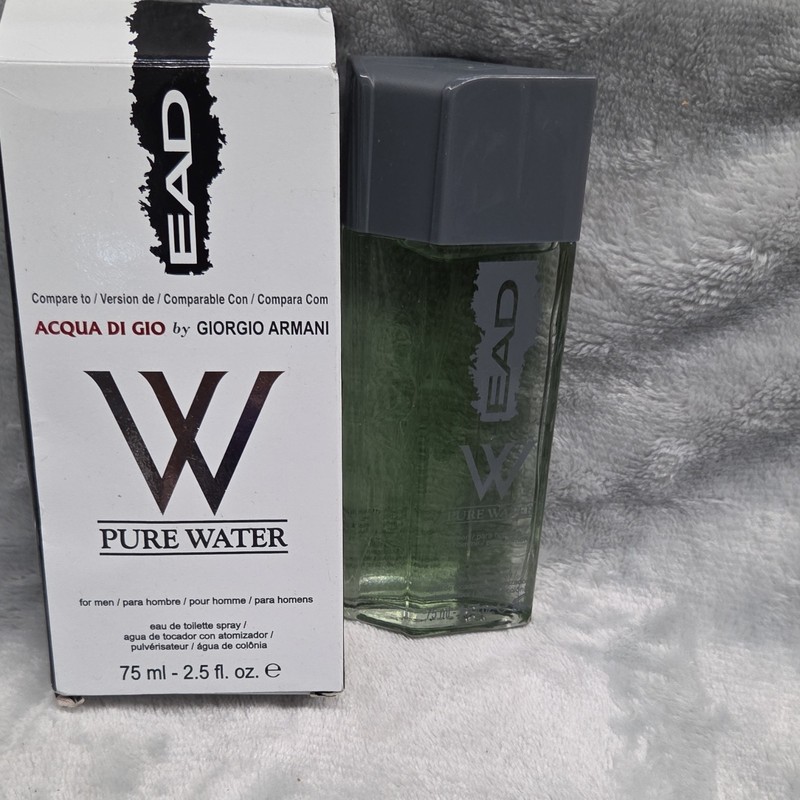 EAD Pure Water Eau de Toilette Spray for Men, Watermelon Scent 75ml/2.5oz