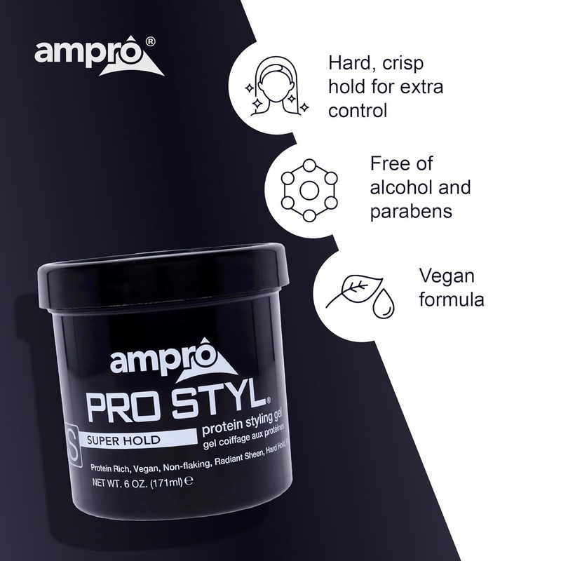 Styling Gel - Protects and Strengthens Your Strands - Non-Flaking, Alcohol Free, gallery