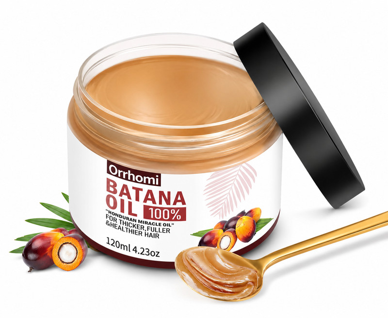 100% Pure Batana Oil Hair Growth Treatment Thick Fuller Hair Scalp Repair