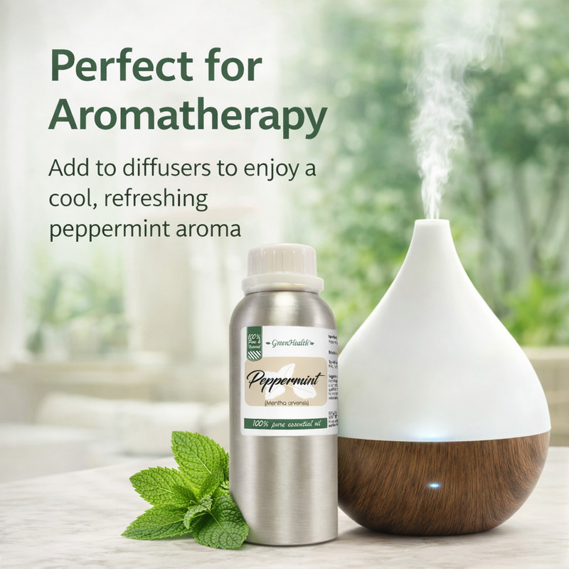 8 fl oz Bulk Peppermint Essential Oil Pure Natural in Aluminum Bottle gallery