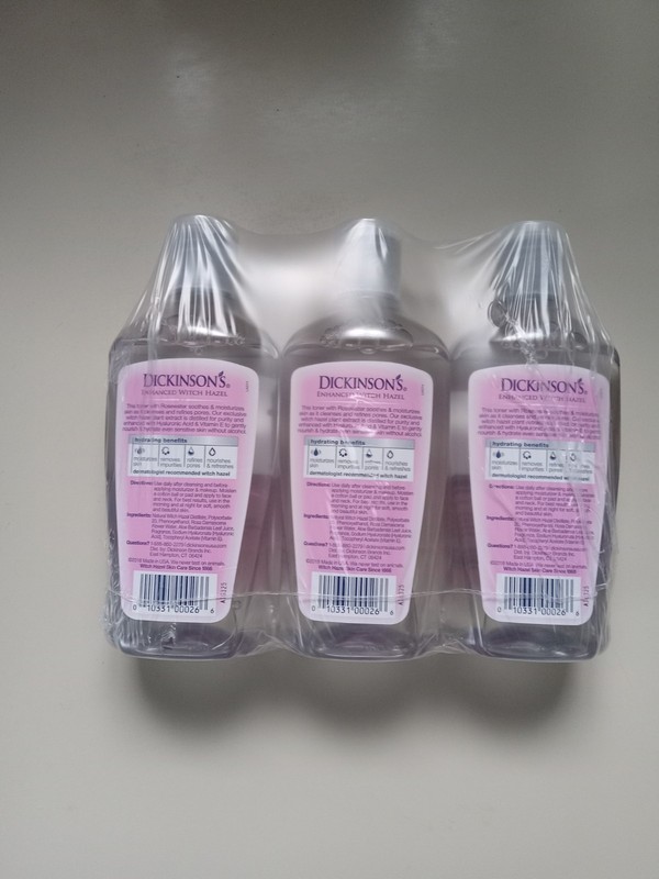Dickinson's Hydrating Toner Enhanced Witch Hazel with Rosewater 16 oz.(Lot of 3) gallery