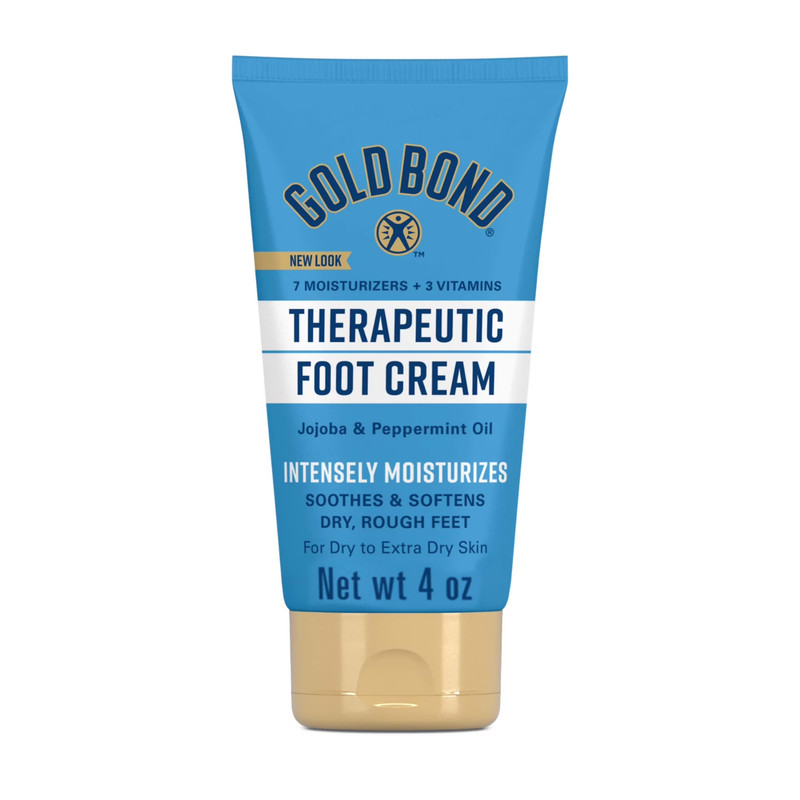 Gold Bond Therapeutic Foot Cream Jojoba and Peppermint Oil, Dry and Rough Feet