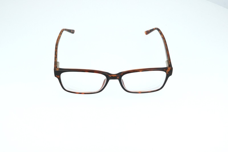 Parade Q Series Tortoise Rectangle Eyeglasses Frames 1713 56-18-145 B:35