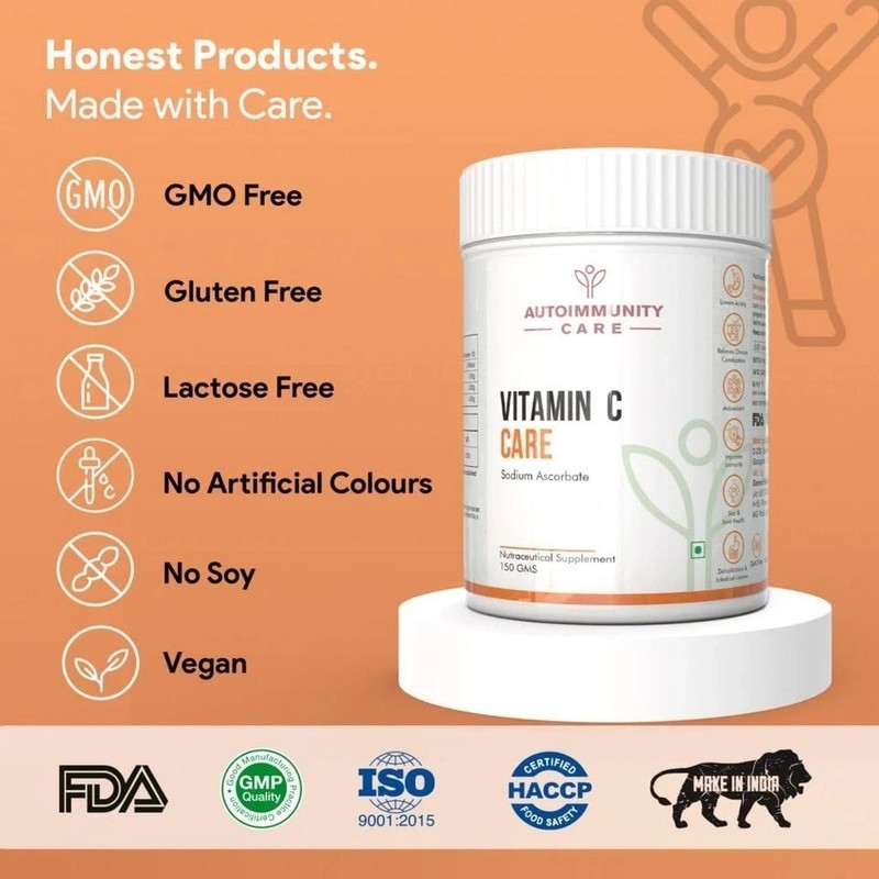 Autoimmunity Care: Vitamin C Care - Boosts Immunity Supplement (150gm) gallery