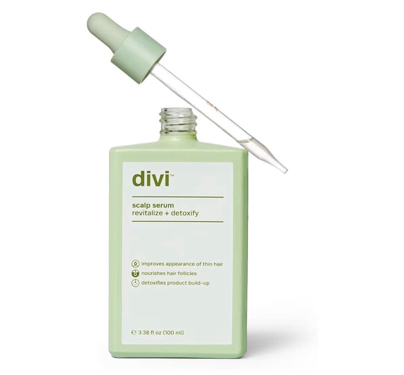 Divi Scalp Serum Revitalize + Detoxify 1 Oz 30 mL Full Size For Thin Hair gallery