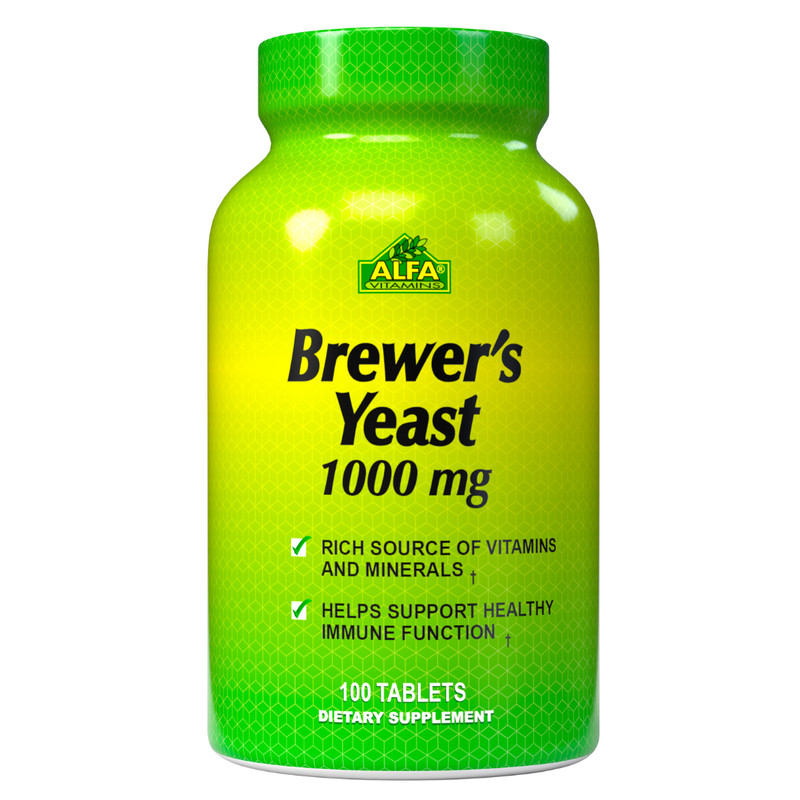 Brewers Yeast-100 tablets-immune Support -Enhance Energy – Digestive Support