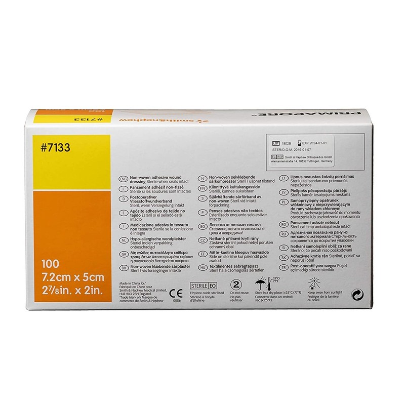 Smith & Nephew Smith Nephew 7133 Primapore Peripheral Iv Adhesive Dressing gallery