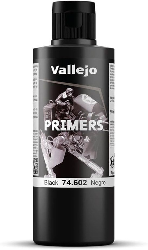 Vallejo - Surface Primer Color | Black Acrylic Primer 200 Ml (6.76 Fl.Oz.) | Mat gallery