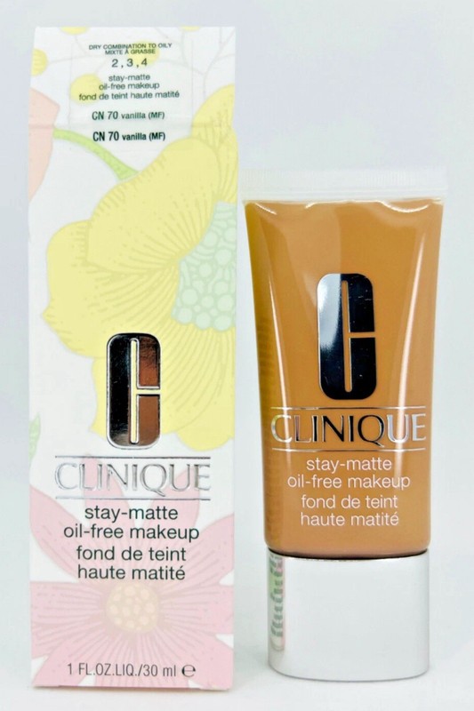 Clinique Stay-Matte Oil-Free Makeup Shade CN 70 VANILLA (MF) 1oz / 30ml