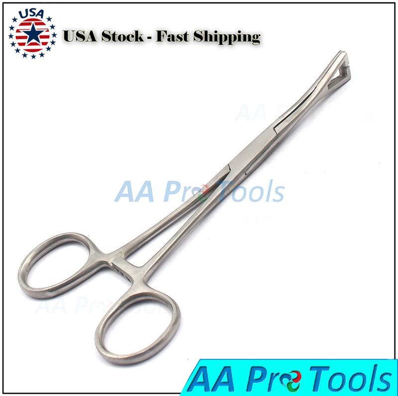 New 6″ Pennington Forceps Slotted Clamp Standard Piercing Tool US FAST FREE SHIP