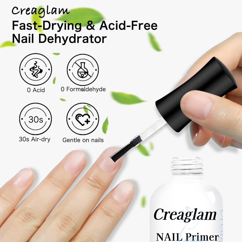 Nail Primer 15ml – Acid-Primer Nail Prep for Acrylic & Nails – Hema-Bonding F... gallery