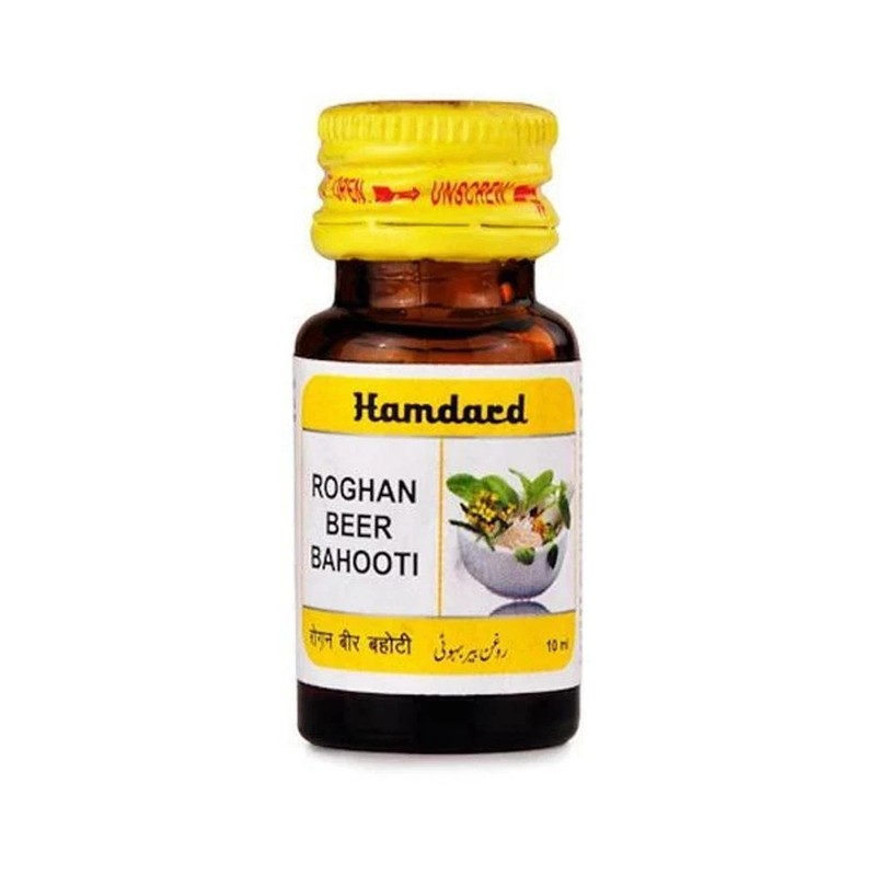 2 Packs Hamdard Unani Roghan Beer Bahooti 10ml For Men Free Shipping Worldwide