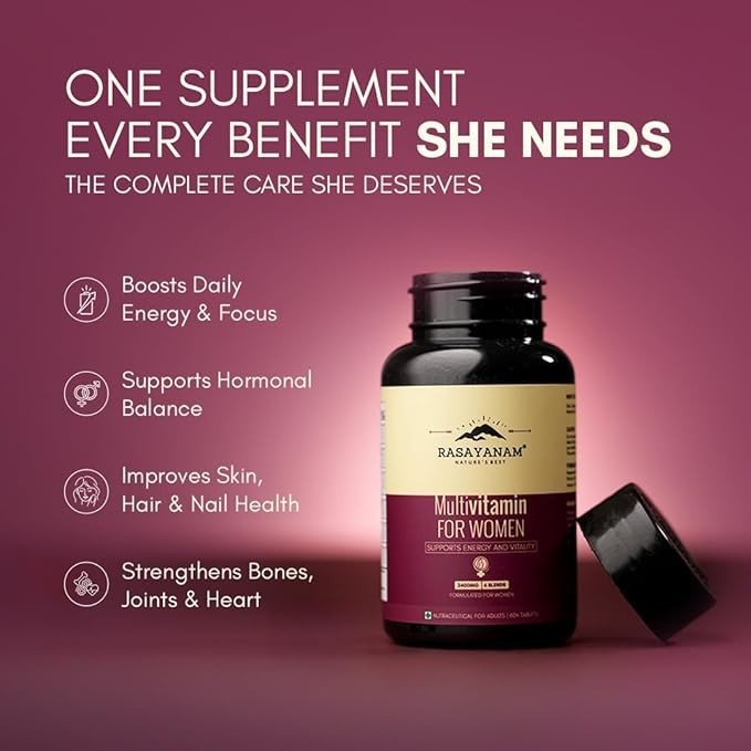Rasayanam Multivitamin for Women 55Ingredients with 100% RDA of Essential Vitami gallery