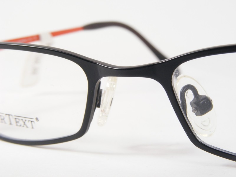 KlarText KTX118 1 Matte Black Orange-Copper UNIQUE EYEGLASSES Titanium 47-19-140 gallery
