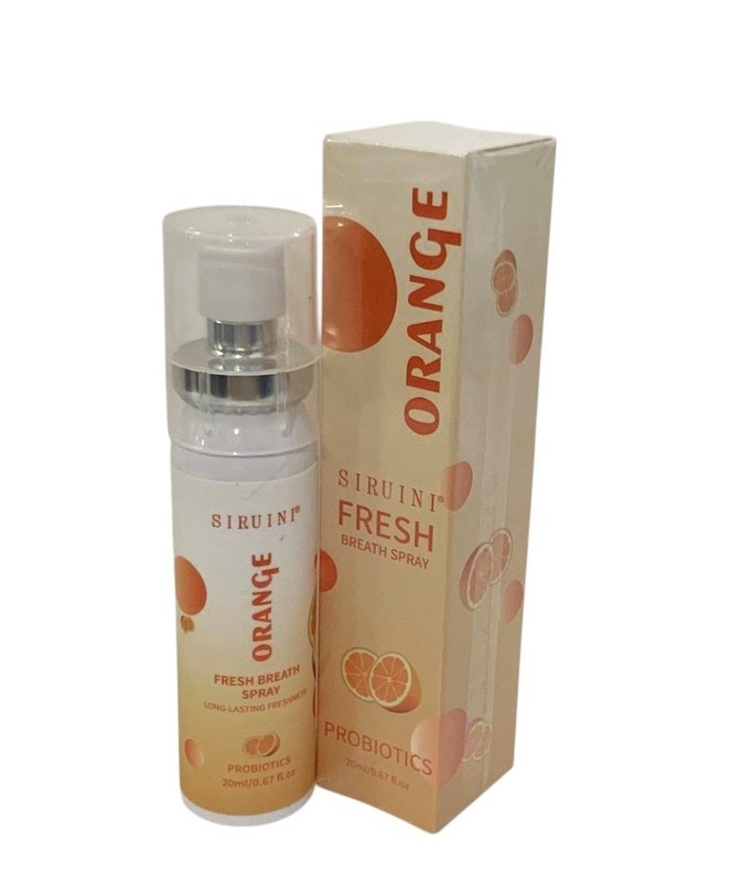 SIRUINI PROBIOTICS FRESH BREATH MOUTH SPRAY PEACH, ORANGE, WATERMALON, MINT- 4 P gallery