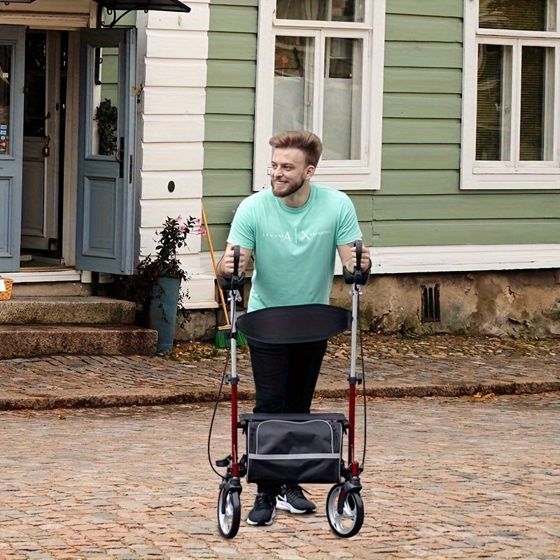 Unlicon Heavy Duty Upright Walker Medical Aluminum Rollator for Seniors gallery