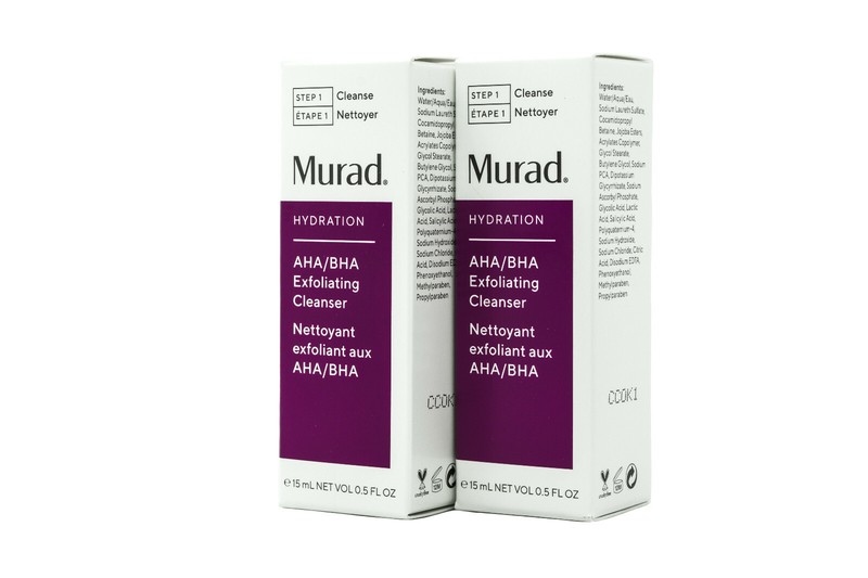 Murad AHA/BHA Exfoliating Cleanser (0.5oz/15ml) Travel Size / Sealed!