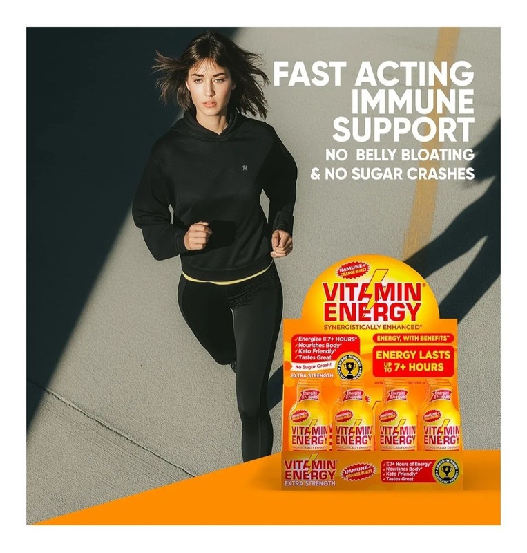 (12 Pack) Vitamin Energy® Immune+ Orange Energy Shots, Clinically Proven gallery