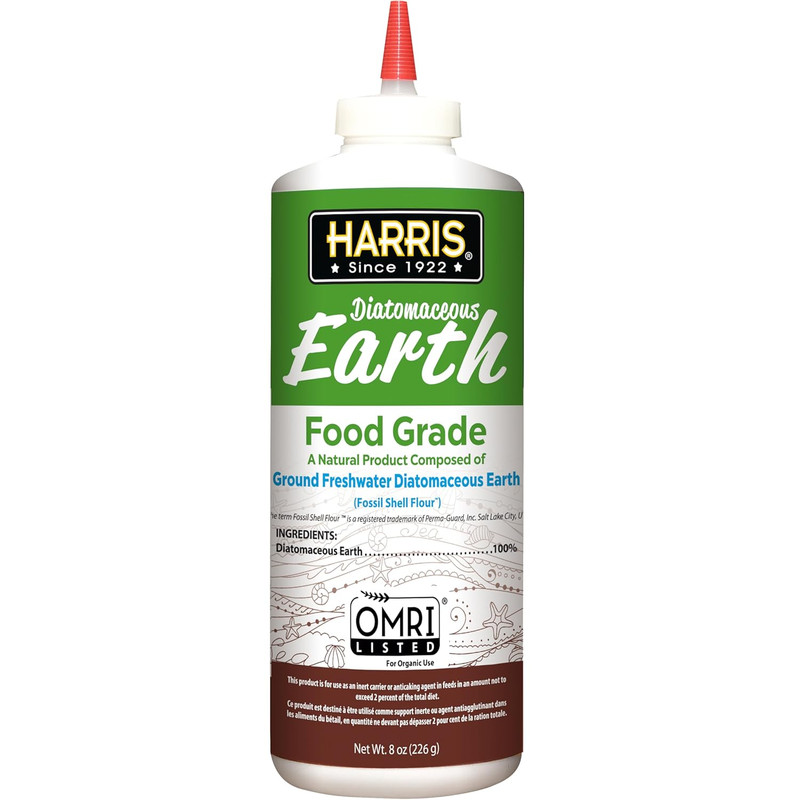 Diatomaceous Earth Food Grade, Half Pound with Easy Application Puffer Tip
